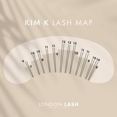 Kim K Lash Map, Kim K Lash Extensions Map, Kim K Lash Extensions, Kim K Lashes, Lash Extensions Mapping Styles, Lashing Techniques, Lash Tips, Lash Extension Training