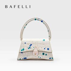 Brand Name: BAFELLI Lining Material: POLYESTER Main Material: GENUINE LEATHER Shape: Half Moon Occasion: Versatile Exterior: Flap Pocket Model Number: BA-2112P0749B Closure Type: hasp Decoration: LOCK Hardness: HARD Gender: WOMEN Pattern Type: Floral Style: fashion Warm tip: This bag is made of high-quality cowhide, the cowhide coating used is light and thin, the leather surface is entirely different from the artificial leather artificial processing properties, fully retains the original characteristics of leather, it doesn't defect, you can choose not to buy it if you mind the natural marks; at the same time, the natural cowhide's features make the leather have highly valued. Natural cowhide has better breathability, tactile toughness, and plasticity; they are used in the environmental cr Environmental Crafts, Custom Handbags, Gold Luxury, Red Suit, Suits For Sale, Purse Styles, Shoulder Handbag, Artificial Leather, Floral Style