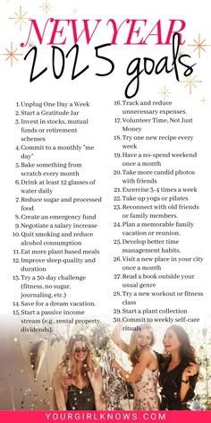 Ever wonder why every New Year starts with a sky-high stack of resolutions, only to end up as a forgotten footnote in February? But not anymore! With thsese realistic and fun new year goals, yoiu're bound to be the new you this year!  Check the out! 2025 Goals Bullet Journal, Goals For 2025 List, New Year Resolution Ideas 2025, 2025 New Year Resolution, Year Goals Aesthetic, 2025 Goals List, 2025 Goals Aesthetic, New Years Resolution Aesthetic, New Year Goals Ideas