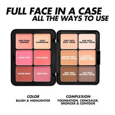 HD Skin Face Essentials – Longwear Full Face Cream Palette - MAKE UP FOR EVER | Sephora Skin Palette, Dream Makeup, Highlighter Palette, Makeup Styles