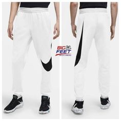 Rare Size Xxl Tall Nike Basketball “Big Swoosh” Dri-Fit Jogger Pants Ck6613-100. Condition Is "New With Tags". Shipped With Usps Priority Mail. White Joggers With Pockets For Gym, White Relaxed Fit Gym Pants, White Relaxed Fit Pants For Gym, Nike White Relaxed Fit Sweatpants, White Nike Relaxed Fit Sweatpants, Nike White Cotton Joggers, Nike White Sweatpants For Sports, White Nike Sweatpants For Sports, Nike White Sporty Joggers