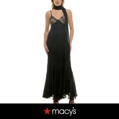 in stock Prom Looks, Taylor Dress, Black Gown, Chiffon Ruffle, Maxi Dresses Casual, Lace Bodice, Women Lace, Cocktail Dress Party, Ruffle Hem