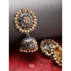 Earring For Women, Kundan Necklaces, Jhumka Earrings, Gold Collection, Indian Jewellery