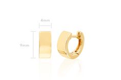 The Gold Jumbo Huggie Earrings are crafted from 14k gold. Wider than your typical huggie and flatter than our Gold Bubble Huggie Earrings, this set delivers shimmer. Minimalist 14k Gold Huggie Earrings With Shiny Finish, 14k White Gold Huggie Earrings As Gift, 14k White Gold Hallmarked Huggie Earrings, 14k Gold Huggie Earrings With Polished Finish For Gift, Classic 14k Gold Huggie Earrings For Gift, Classic 14k Gold Huggie Earrings As Gift, Minimalist Polished Yellow Gold Huggie Earrings, Minimalist Hallmarked Huggie Earrings For Anniversary, Minimalist Yellow Gold Huggie Earrings With Polished Finish