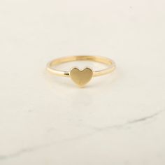 14K Solid Gold Heart Ring - 14k Gold Skinny Heart Ring - 14k Gold Love Heart Ring - 14k Gold Heart Signet Ring - 14k Gold Cute Stacking Ring ★★ Description ★★ Elevate your elegance with our 14K Gold Heart Ring, available in Gold, Rose Gold, and White Gold. The heart's size measures 5.60 mm x 6.40 mm, making it a timeless symbol of love and affection. Whether as a gift or a personal statement, this exquisite ring adds a touch of romance to any look. ★★ Ring Details ★★ ◎ Material: 14K Solid Gold, Classic Everyday Heart Ring For Valentine's Day, Classic 14k Gold Heart Ring For Everyday, 14k Gold Heart Ring For Valentine's Day, Stackable 14k Gold Rings For Valentine's Day, Gold Heart Ring For Everyday Fine Jewelry, Everyday Gold Heart Ring Fine Jewelry, Everyday 14k Gold Heart Ring, Fine Jewelry Style, Everyday Gold Heart Ring In Fine Jewelry Style, Valentine's Day 14k Gold Heart Ring With Round Band