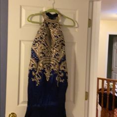 Elegant, Royal Blue Gown Used Only Once Couture Dress With Elaborate Details By Amelia Couture Length - 61” Bust -36” Waist - 32” Hips - 38” Royal Blue Gown, Couture Dress, Blue Gown, Couture Dresses, Blue Gold, Royal Blue, Size 12, Maxi Dress, Couture