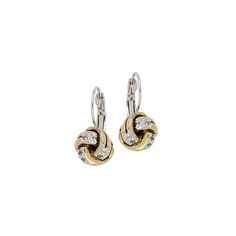 Made with rhodium and gold. Guaranteed for life. Infinity Knot, Infinity Love, Providence Ri, French Wire, Love Knot, Oct 30, Wire Earrings, Free Giveaway, Beautiful Earrings