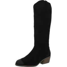 Manufacturer: Dr. Scholl's Shoes Size Origin: US Style Type: Knee-High Boots Collection: Dr. Scholl's Shoes Closure: Material: Fabric/Man Made Fabric Type: Faux Suede Sku: BH5281445 Size: 7.5 M.  Color: Black.  Gender: female.  Age Group: adult. Wedge Ankle Boots, Rounded Toe Boots, Boots Knee, Black Boots Women, Shoes Womens, High Heels Stilettos, Wedge Boots, Winter Shoes, Boots Shoes