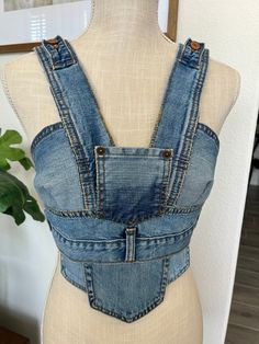 Title:  Girl Like Shakira  Size:  Small (34-35B) This is a statement crop top that's perfect for any special occasions.  From girls night out, bachelorette party to festivals and concerts.  Pair it with short denim skirts with cowboy boots.  This is for a fashion diva for sure.  😜🥰 Fitted Y2k Denim Top, Fitted Denim Y2k Top, Acid Wash Denim Top, Y2k Style Denim Crop Top For Summer, Fitted Denim Crop Top Y2k Style, Fitted Y2k Style Denim Top, Y2k Fitted Denim Crop Top, Fitted Denim Y2k Crop Top, Y2k Fitted Denim Top