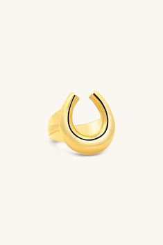 sierra winter easy rider chunky horseshoe statement ring gold vermeil Horseshoe Ring, Great Aunt, Winter Jewelry, For Good Luck, Easy Rider, Easy Travel, Rings Cool, Favorite Rings, Rings Statement