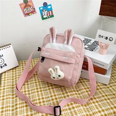 Shipping: Worldwide Express Shipping AvailableDelivery time: 7-15Days Fast ShippingReturns: Fast refund, 100% Money Back Guarantee. Small Bunny, Fluffy Bunny, Side Bag, Japanese Cartoon, Cheap Bags, Quality Handbags, Daily Necessities, Side Bags, Bunny Ears