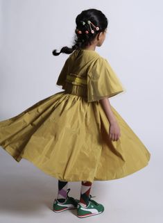 This gorgeous maxi-length, A-line silhouette dress is one of our most popular for any occasion from weddings to holidays. Designed with adorable details at the front and waist, short bell sleeves and a center-back button closure for easy dressing. Your little princess will be all smiles and dancing all night long. 100% Polyester Machine wash on cold, gentle cycle. Do not bleach. Line dry and use low heat when ironing. SKU: G-GW29KPL63-GINGER Fitted Flutter Sleeve Dress For Dress-up, Fitted Flutter Sleeve Twirl Dress For Dress-up, Summer Dress-up Fitted Gown, Fitted Floor-length Dress For Dress-up, Fitted Floor-length Dress For Dress-up Events, Fitted Summer Gown For Dress-up, Fitted Summer Gown For Dress-up Occasions, Yellow Short Sleeve Dress For Dress-up, Spring Dress-up Gown