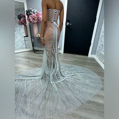 Size Small. Willing To Negotiate The Price Made By @Officialelitesonly Worn For Less Than 3 Hours Strap Less Prom Dresses, Colorful Dresses Formal, Prom, Prom Dresses, Formal Dresses, Womens Dresses, Dresses, Color