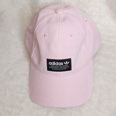 Nwot Addidas Quatrifoil Ball Cap. Pink Sports Visor Baseball Cap, Trendy Pink Dad Hat With Curved Visor, Adidas Cotton Baseball Cap For Spring, Adidas Hats For Spring, One Size Fits Most, Spring Adidas Cotton Baseball Cap, Casual Adidas Curved Bill Hats, Pink Adjustable Dad Hat For Sports, Pink Sports Hat With Curved Bill, Pink Casual Baseball Cap For Sports