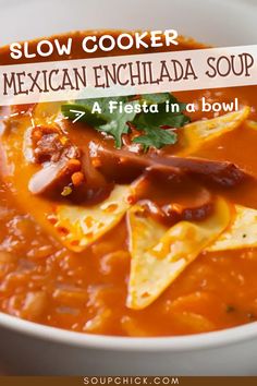 Bold and Spicy Enchilada Soup Recipe