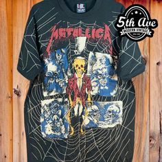 #metallica #americanheavymetalband #heavymetal #hardrock #speedmetal #thrashmetal #rock #rockband #rockt #rocktee #band #bandt #bandtee #bandtshirt #rockbandtshirt #rockbandtee #tshirt #tee #streetwear #vintagereprint #y2k #shopvintage #thrift #thriftshop #90sstyle #vintageclothing #vintaget #bootleg #alloverprint #aop Acid Wash Band Merch T-shirt With Graphic Print, Band Merch Printed T-shirt For Streetwear, Vintage Short Sleeve T-shirt For Music Festivals, Grunge Style Cotton Fan Merchandise T-shirt, Acid Wash Cotton T-shirt With Graphic Design, Acid Wash Graphic Cotton T-shirt, Short Sleeve T-shirt With Sublimation Print For Festival, Alternative Cotton T-shirt With Sublimation Print, Festival Graphic Print Relaxed Fit T-shirt