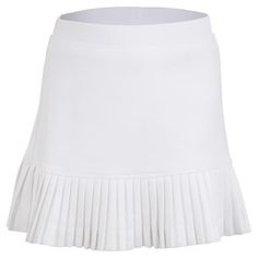 Shell be ready to take over the court in theLittle Miss Tennis Girls Mini Pleat Tennis Skort in White This one revives the charm of the classic tennis whites with a pleated hem for a flattering and modern touch The waistband is comfortable and the builtin shortie is supportive With its Aline silhouette and classic fit your championtobe will be moving around the court with the utmost easeSizes 45 XXSMALL XSMALL SMALL MEDIUM LARGEBuiltin shortsYesColorWhite Tennis Whites, Tennis Gear, Tennis Skort, The Court, Little Miss, Cheer Skirts, Tennis, White