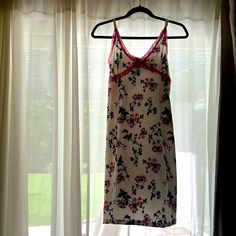 Brand New - Never Worn - Tags Attached Sheer Fitted Sleepwear For Spring, Fitted Sheer Sleepwear For Spring, Summer Lace Sleepwear, Fitted Lace Trim Sleepwear For Vacation, Fitted Sleeveless Floral Print Sleepwear, Nanette Lepore Dress, Nanette Lepore, Women's Intimates, Slip On