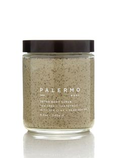 Detox Body Scrub - Tea Tree + Grapefruit by Palermo Body Detox Body, Fair Trade Coffee, Grapefruit Oil, Dead Sea Salt, Coffee Scrub, Body Scrubs, Body Detox, Dead Sea, Tree Oil