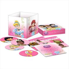 the disney princess collection includes dvd's and cd's