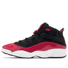 Jordan 6 Rings 'Fitness Red' 322992-060 (AJ6/SNKR/Retro/Men's/Mid Top/Non-Slip/Basketball/Chicago Bulls/Shock-absorbing) Jordan 6 Rings, Mid Top, Air Jordan 6, Retro Men, Stylish Sneakers, Nike Jordan, Perfect Pair, Air Jordans, Nike