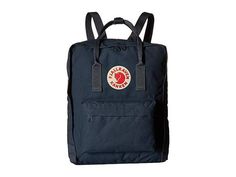 Kanken Navy, Navy Backpack, Fjällräven Kånken, School Yard, School Children, Backpacking Packing, Backpack Sport, Fashion Icon, Kanken Backpack