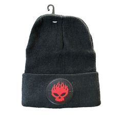 Rock Band Beanie Hat Winter Skull Cap. Adjustable Punk Beanie Hat, Punk Style Adjustable Beanie Hat, Punk Cap Hat One Size Fits Most, Punk Style Cap Hat, Punk Style Cap One Size Fits Most, Adjustable Punk Hat For Winter, Adjustable Punk Winter Hat, Adjustable Punk Style Winter Hat, Alternative Beanie For Streetwear