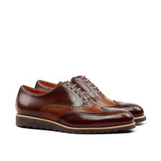 Also known as a wingtip, the Full Brogue is easily identifiable as one of the most classic pairs of men's dress shoes on the market. Featuring a brogue pattern along the sides as well as the toe cap, every man needs a Full Brogue in his shoe closet. Sole units (different available) are Blake stitched to uppers. Upper Materials: Chestnut Brown Box Calf Lining: Caramel Brown Calf Leather Sole: Brown Heeled Rubber Sole Last: Zurigo - Rounded Toe for Traditional English Look YOUR Package Includes Le Soft Leather Sandals, Mens Summer Fashion Beach, Jodhpur Boots, Wood Shoes, Casual Leather Shoes, Mens Fashion Photography, Modern Shoes, Wingtip Oxford, Traditional English