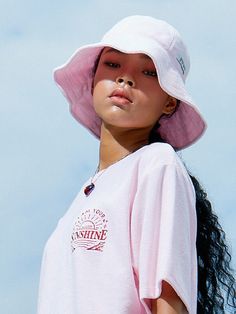 Editor's NotesSOMETHINGGOOD's bucket hat is cute and perfect for daily wear.- Light-weighted- Eye-catching logo embroidery patch detail- Casual and comfortable wear- Feminine and minimal styleMeasurements(in.)One Size- Head Girth: 22.44in.- Height: 7.09in.Composition & Care- 80% Cotton, 20% Polyester- Cold wash or dry cleaning only- Do not bleach- Professional cleaning is recommendedDesigner- by SOMETHINGGOOD Spring Streetwear Wide Brim Sun Hat, Spring Cotton Sun Hat For Streetwear, Pink Cotton Casual Sun Hat, Casual Pink Cotton Sun Hat, Casual Wide Brim Trucker Hat For Spring, Casual Trucker Hat With Wide Brim For Spring, Summer Bucket Hat With Embroidered Logo For Streetwear, Trendy Summer Bucket Hat With Embroidered Logo, Summer Streetwear Bucket Hat With Embroidered Logo