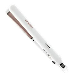 Give your hair the look you want with the Conair Double Ceramic 2-in-1 Flat Iron/Hair Straightener, 1". This hair straightening tool is made using durable ceramic technology to help protect your hair from frizz and leave it silky and smooth. This technology will also help protect your hair from getting damaged. This Conair ceramic straightener has multiple heat settings so you may customize your look and style. Use this to flatten out your frizzy curls, or use it to add volume with just a touch Conair Flat Iron, Hair Straightener Aesthetic, Conair Straightener, Christmas Wishlist Items, Hair Straightening Tools, Hair Flat Iron, Frizzy Curls, Straighten Hair, Flat Iron Hair