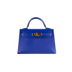 Hermes Kelly 20 Mini Bleu Electrique Epsom Gold Hardware Wrist Aficionado Christies Auction House, Handbags Blue, Blue Exterior, Purchase Receipt, Watch Necklace, Jewelry Care, Gold Hardware, Leather Handbags, Bags Handbags