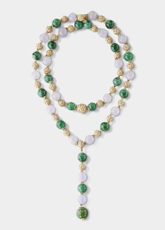 Necklace Emerald, Accesories Jewelry, Beading Jewelery, Jade Necklace, Bergdorf Goodman, Pendant Set, Top Designers, Amazing Jewelry, Jewelry Pieces