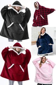 KEEP YOU WARM IN THE WINTER: We lined one of the world's softest, most luxurious blanket fabrics with the ultimate in warmth and comfort. Then we turned it into the most comfortable oversized hoodie in the world, keeping you completely snug and warm from head to toe. Long Sleeve Hoodie For Sleep In Winter, Long Sleeve Winter Sleep Hoodie, Winter Long Sleeve Sleep Hoodie, Comfy Warm Hoodie For Loungewear, Cozy Hoodie, Clothes Crafts, British Indian, Hooded Sweatshirt, New Products