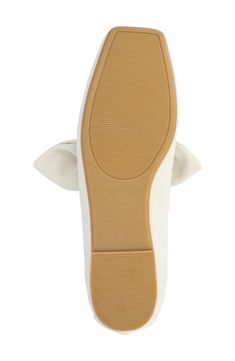 A dainty bow lends romance to this ballerina-inspired flat crafted with a signature Tru-Comfort foam footbed. Slip-on Tru Comfort foam footbed Square toe Textile upper/synthetic lining and sole Imported Beige Ballet Flats With Cushioned Footbed, Beige Closed Toe Synthetic Ballet Flats, Beige Synthetic Closed Toe Ballet Flats, Synthetic Round Toe Flats With Bow, Synthetic Flats With Bow And Round Toe, Beige Cushioned Flats, Synthetic Closed Toe Flats With Bow, Spring Synthetic Ballet Flats With Bow, White Bow Ballet Flats With Round Toe