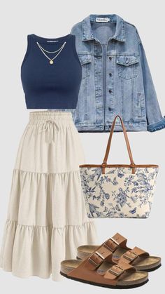 25+Stunning Spring & Summer 2024 Outfits Look Boho Chic, Modesty Outfits, Modest Summer, Cute Modest Outfits, 2024 Outfits, Everyday Fashion Outfits, Casual Day Outfits, Easy Trendy Outfits, Spring Summer 2024