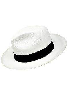 Brand: Gamboa Color: White Material: Toquilla Straw Brim: 7 cm. (2 3/4")Grade: 3 - 4 learn more Sweatband: Cotton Twill, 3 cm. (1.18") Crown: 11 cm. (4 3/10") Ribbon: LinenSUN PROTECTION: UPF 50+ Only 1/50th or less of UV rays are able to pass through STYLE & COMFORT: Really suitable for travel, outdoor activities, and events. Get compliments every time you wear it. LIGHT AND FRESH: Its first quality fiber allows air circulation making the hat a very light and comfortable garment. Cuban Hat, Mens Panama Hat, White Fedora Hat, Borsalino Hats, Panama Hat Men, White Fedora, Jungle Hat, Women Fedora, Poncho Pullover