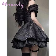 Gothic Black Mini Dress Women Vintage Sexy Spaghetti Strap High Waist Dresses 90s Egirl Punk Grunge Slim Party Club Dress Women [20231026] window.adminAccountId=2665560165; Y2k Style Black Mini Dress For Club, Black Y2k Mini Dress For Club, Black Mini Corset Dress For Cosplay, Black Mini-length Corset Dress For Cosplay, Black Edgy Corset Dress For Spring, Black Mini Length Corset Dress For Cosplay, Black Gothic Corset Dress For Club, Black Emo Corset Dress For Alternative Fashion, Black Corset Dress For Summer Costume Parties