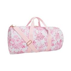 LoveShackFancy Garden Party Damask Classic Duffle Teen Luggage, Teen Gift Ideas, Teen Gift Guide, Travel Duffle, Duffle Bag Travel, Pottery Barn Teen, Cute Bags, Pottery Barn Kids, Duffel Bag