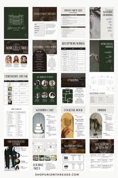 Here is a sneak peak of our 135+ page wedding day binder filled with all the templates, spreadsheets, and resources you need for a perfect wedding day. Wedding Sweatsuit, Wedding Day Binder, Digital Binder, Page Wedding, Binder Templates, Wedding After Party, Shot List, Sneak Peak, Wedding Planners