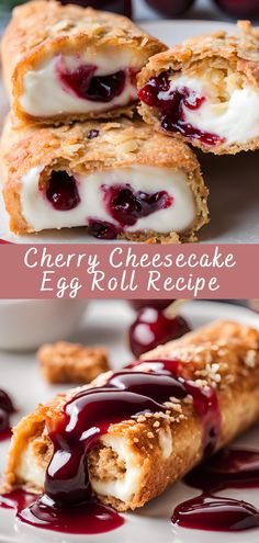 Cherry Cheesecake Egg Roll Recipe Cherry cheesecake egg rolls are a delightful fusion of crispy egg roll wrappers and creamy, tangy cheesecake filling with a sweet cherry twist. These golden-brown treats are perfect for dessert lovers who want something fun, indulgent, and easy to make. Whether you’re hosting a party, looking for a creative dessert, […] Cheesecake Egg Rolls, Egg Roll Recipe, Circuit Workouts, Homemade Egg Rolls, Cheesecake Bites Recipe, Crispy Egg, Cherry Desserts, Egg Roll Wrappers, Egg Roll Recipes