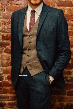 Wedding Blazer, Stil Masculin, Tweed Wedding Suits, Wool Waistcoat, 2015 Wedding