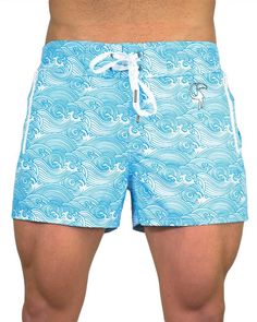 This modern and sleek design will make you the envy of other beachgoers – Make Waves Blue. Providing ultimate aesthetics and comfort, these swim trunks feature 4-way stretch, flexible fabric and a semi-elastic waistband. To elevate the premium feel of our blue swim trunks, we’ve placed luxe silver hardware to the drawstrings and a raised rubber Tucann logo. Look good and feel comfortable 24/7 with in-built underwear and quick drying capabilities. Think they look great? Wait till you try them on! Casual Dress Shirt Men, Slim Fit Suit Pants, Sportswear Outfits, Slim Fit Suit Men, Mens Suit Vest, Sweatpants Style, Swimming Shorts, Make Waves, Beach Pants