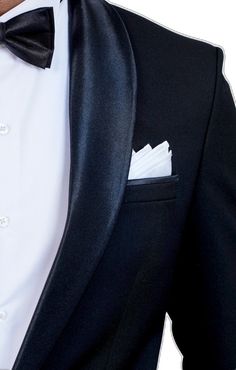 Luxury Black Satin Suit, Sleek Satin Blazer For Business, Tailored Notch Lapel Tuxedo, Tailored Tuxedo With Notch Lapel, Luxury Black Blazer For Formal Occasions, Satin Tuxedo Suits For Wedding, Elegant Black Wedding Blazer, Luxury Satin Blazer For Business, Tailored Satin Suits For Semi-formal Occasions