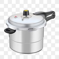 an electric pressure cooker is shown with the lid open and nozzles on it