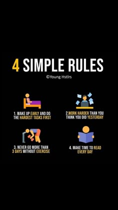 four simple rules to help you stay healthy