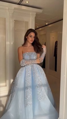 Saudi Arabia Evening Dress Formal Strapless A-line Floor Length Skirts – Aegyia Custom Formal Dress, Shiny Gowns, Floor Length Skirts, Homecoming 2024, Winter Dance, Robes D'occasion, Clive Christian, Prom Looks, Pretty Prom Dresses