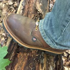 Thorogood Men's Logger 9" Steel Toe Waterproof 400G Insulated USA Made Work Boot - Brown - 804-3554 On Sale Now! This Item Ships FREE! With the right pair of work boots, long days and harsh work conditions won’t stop you from putting in an honest day’s work. Our 9″ brown Trail Crazyhorse leather logger boots, part of the USA Logger Series, are job-fitted to give you the comfort and protection to get the job done. These steel toe boots have a steel shank, along with a slip-resistant and highly ab Logger Boots, Boots Long, Steel Toe Boots, Work Boot, Toe Boots, Medium Brown, Work Boots, Brown Boots, Shoe Box