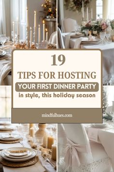 the top tips for hosting your first dinner party in style, this holiday season