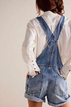 Ziggy Shortalls, Ziggy Overalls, Shady Lady, Denim Crafts, Follow Your Heart, Colored Denim, Outdoor Adventures, Overall Shorts, Pocket Design