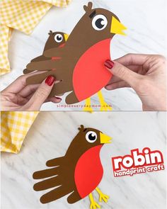 this paper bird craft is perfect for kids to make